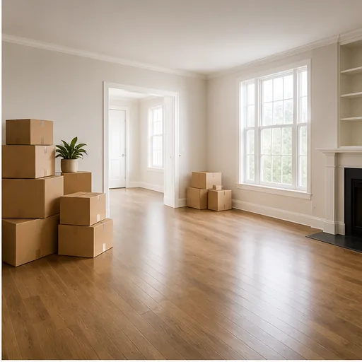 Clean home ready for moving