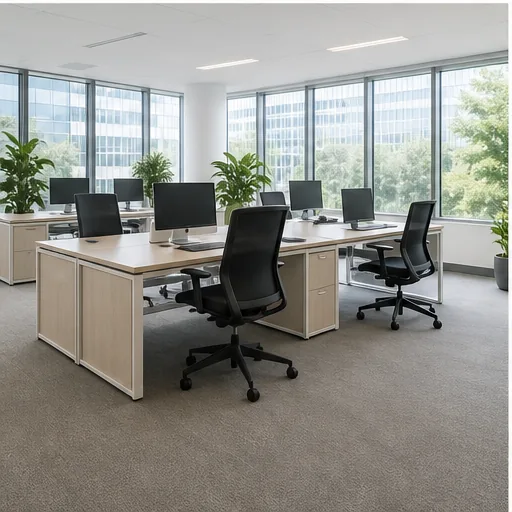 Clean modern office